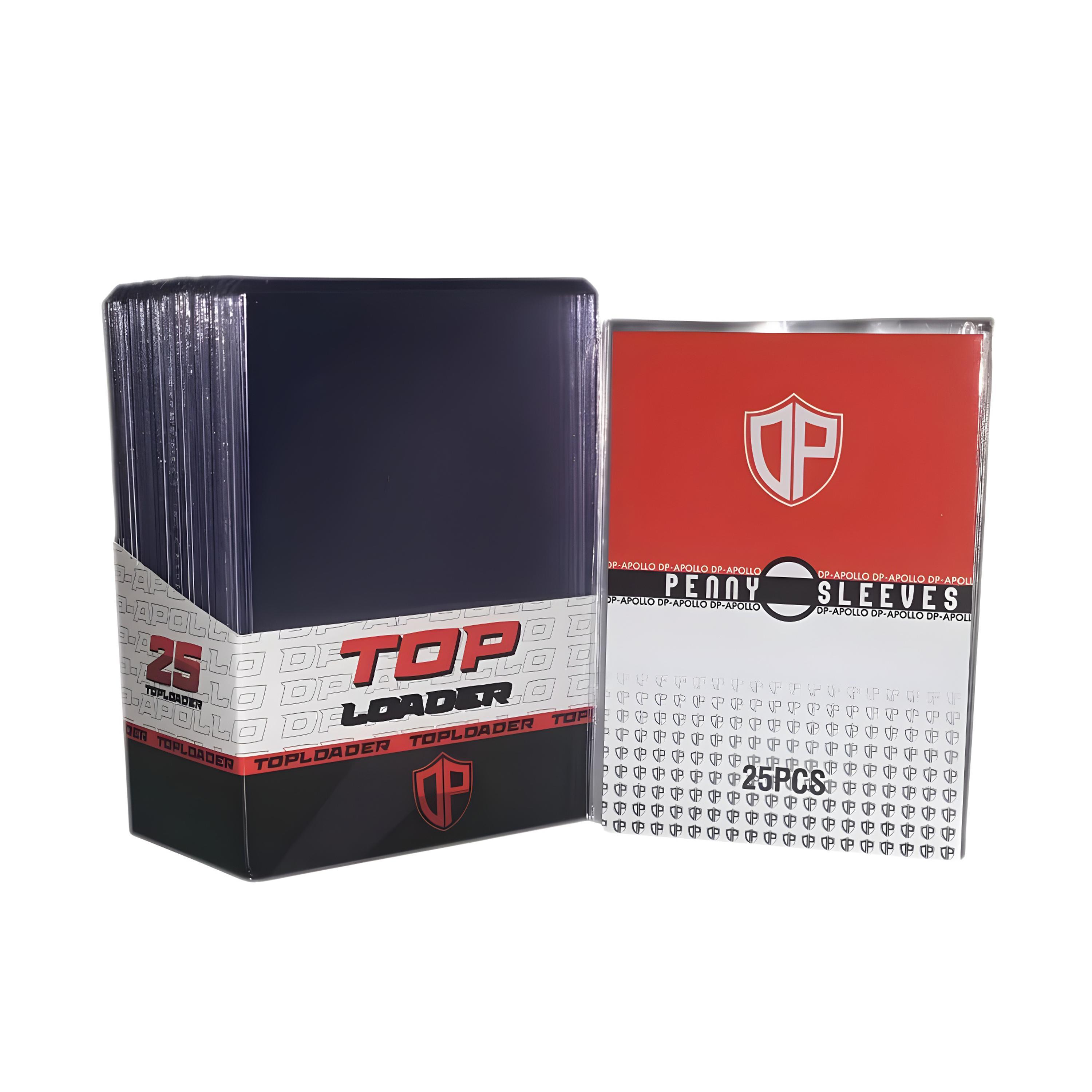 DP APOLLO Top Loader Kartenhüllen für + Penny Sleeves GRATIS - Ultra Clear für Pokemon MTG Magic Yugioh Sportkarten