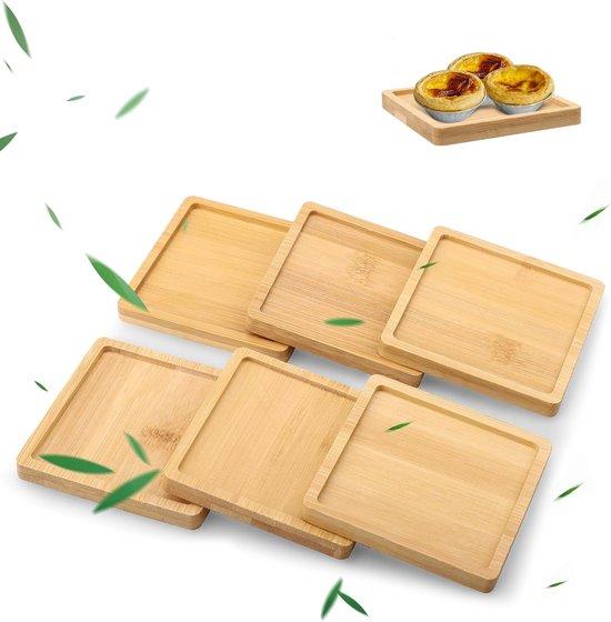 OEM Kleine Bambus-Dienstplatten 6er Set 2026