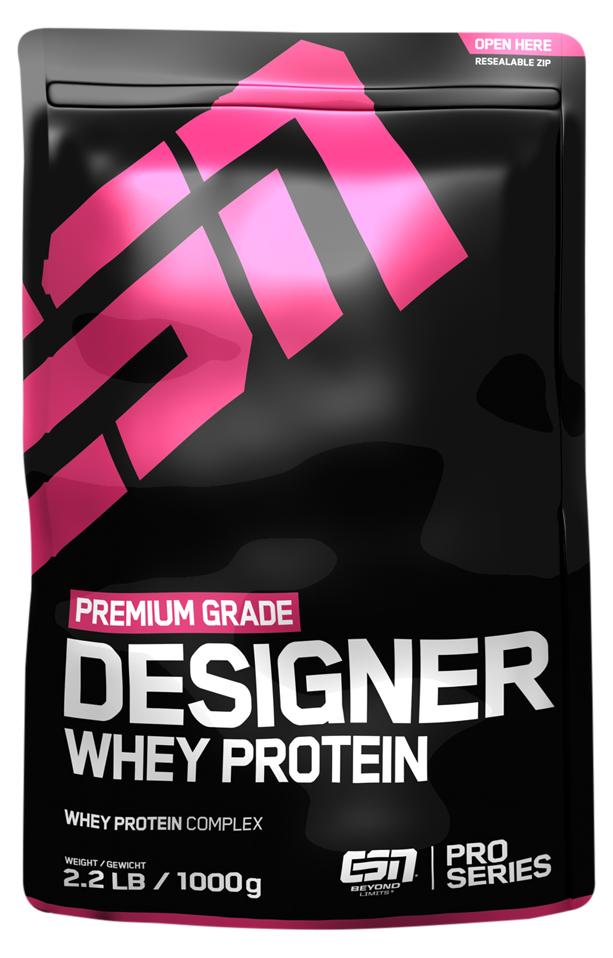 ESN Designer Whey, Pulver, Molkenproteinkonzentrat, Molkenprotein isoliert, Banane, 24 g, 117 kcal, 389 kcal 1717