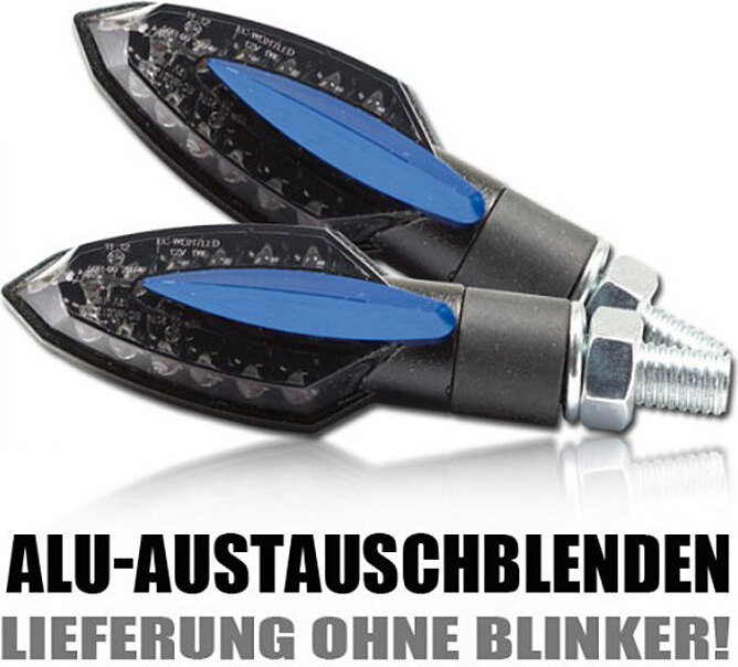 4U-Onlinehandel Austauschblende Sliver blau eloxiert 2.018.111