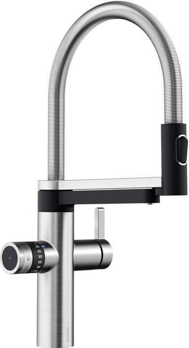 Blanco EVOL-S Pro Soda-Küchenarmatur, PVD Steel 526255