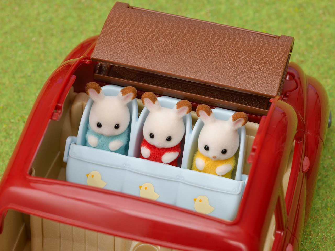 Sylvanian Families Sylvanian Kinderwagen für Drillinge 5533