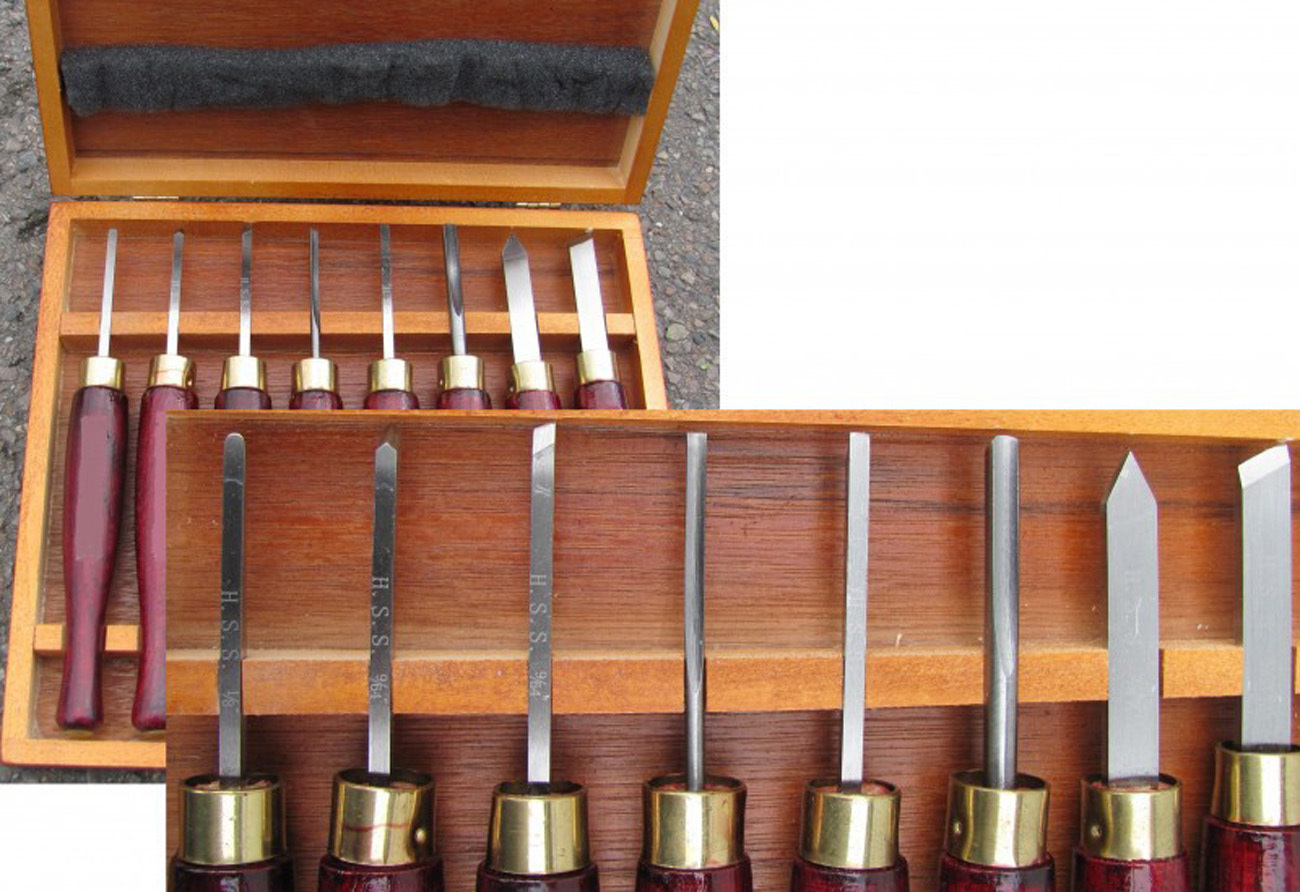 MAW HSS-Mini-Drechselmesser Set 8-tlg. Drechsele… 2200