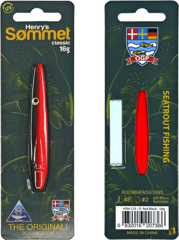 Westin Meerforellen-Köder Henry´s Sømmet (Fl. Red Black)