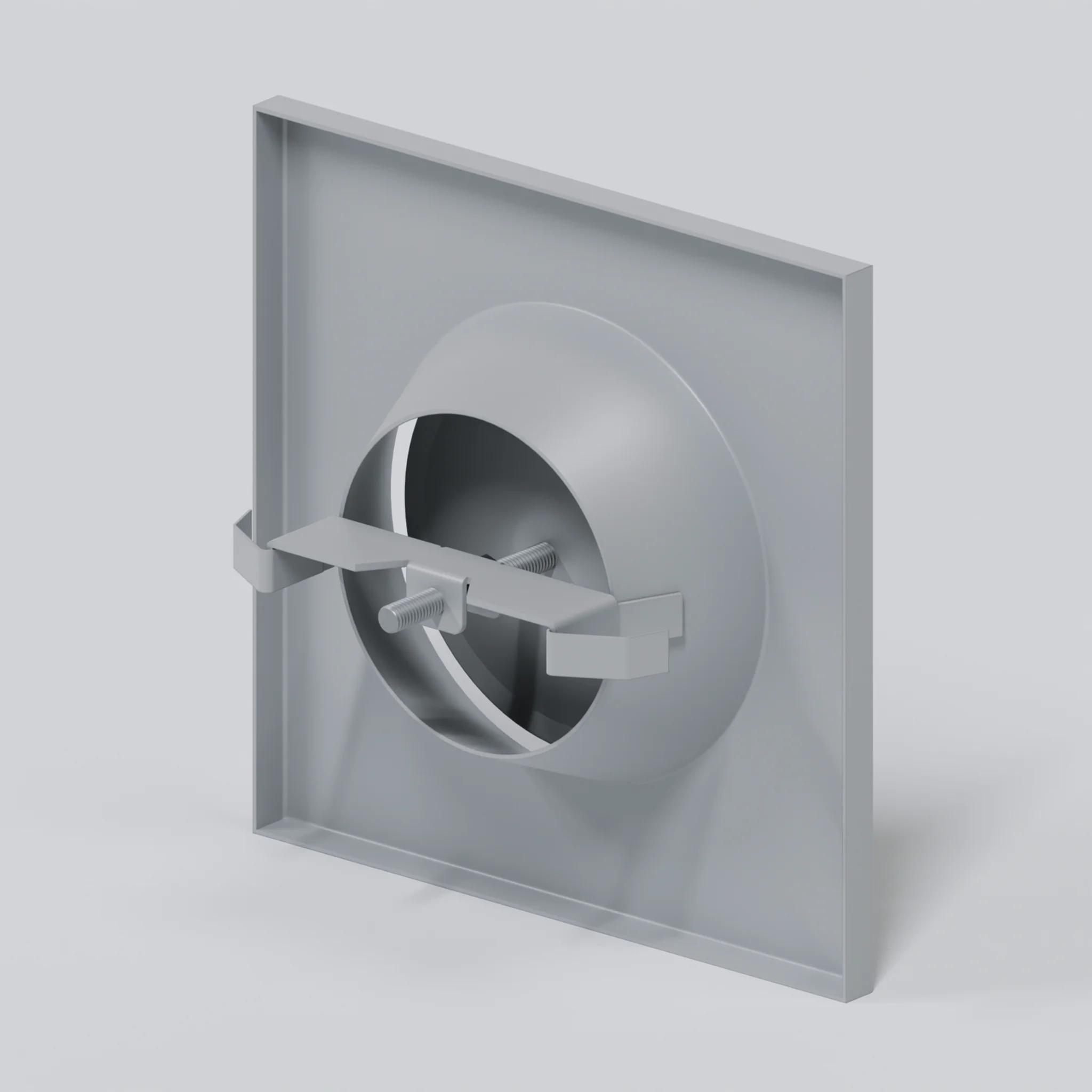 Poloplast Designventil POLO-KWL DN 100, Verteilsystem DN 75, 1 Stk. 03053