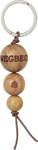 Räder Design Schlüsselkugel Wegbegleiter, Kollektion LIEBLINGE, Holz, Leder, Grün