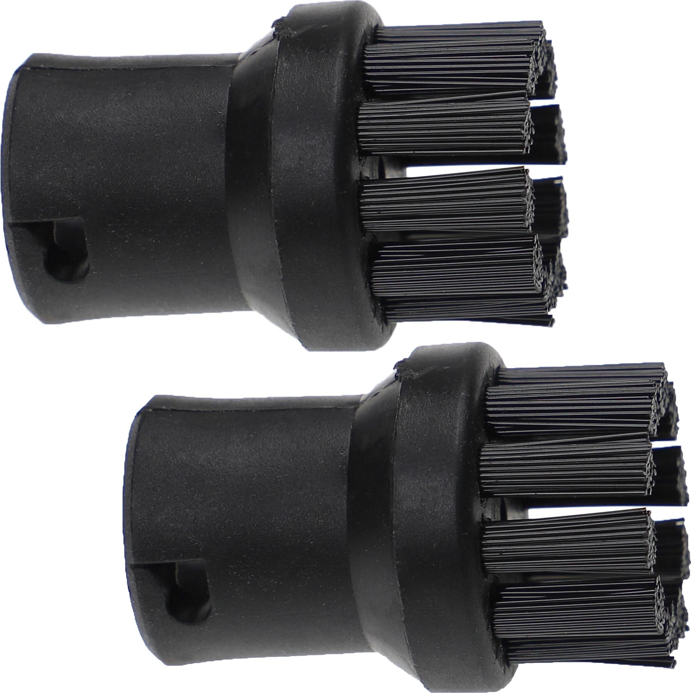 vhbw 2x Rundbürste kompatibel mit Kärcher SC 5 EasyFix Premium Iron, SC 5 EasyFix Premium, SC 5 EasyFix, SC 5 EasyFix Iron Dampfreiniger - Dampfbürste