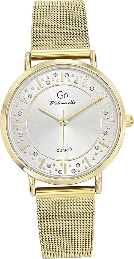 Girl Only dámske náramkové hodinky zlaté analógové Mademoiselle s náramkom z nehrdzavejúcej ocele D2UGO695591