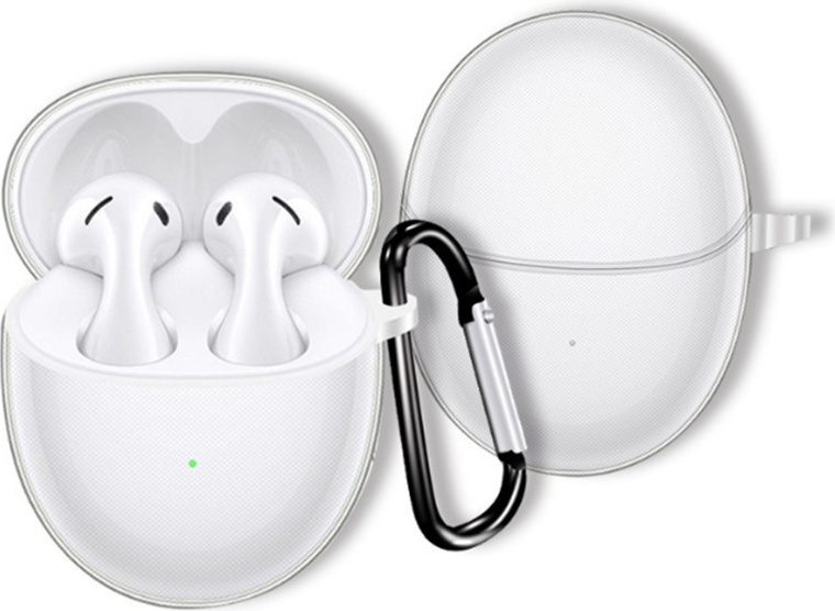 INF Ochranné puzdro pre slúchadlá HUAWEI FreeBuds 5 Transparentné