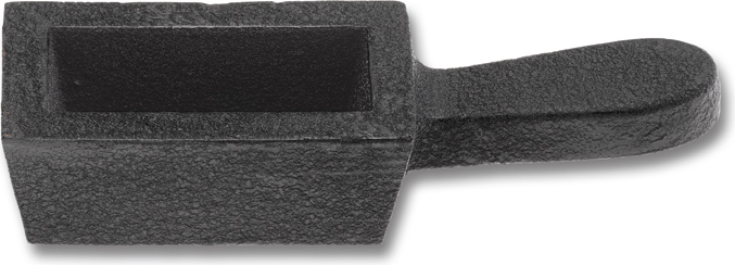 SELVA Barreneinguss, aus Guss-Stahl, für Barren 80/90 x 25/35 x 35 mm