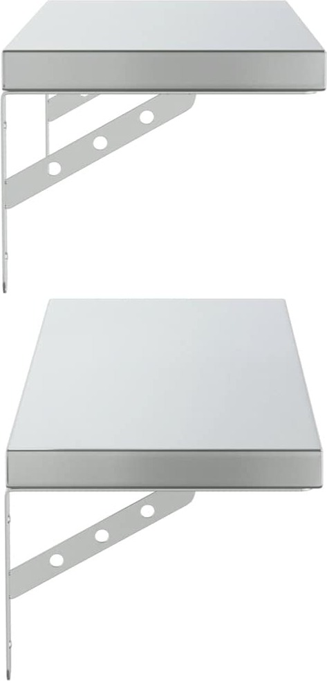 vidaXL Nástenné police 2 ks 75x23,5 cm