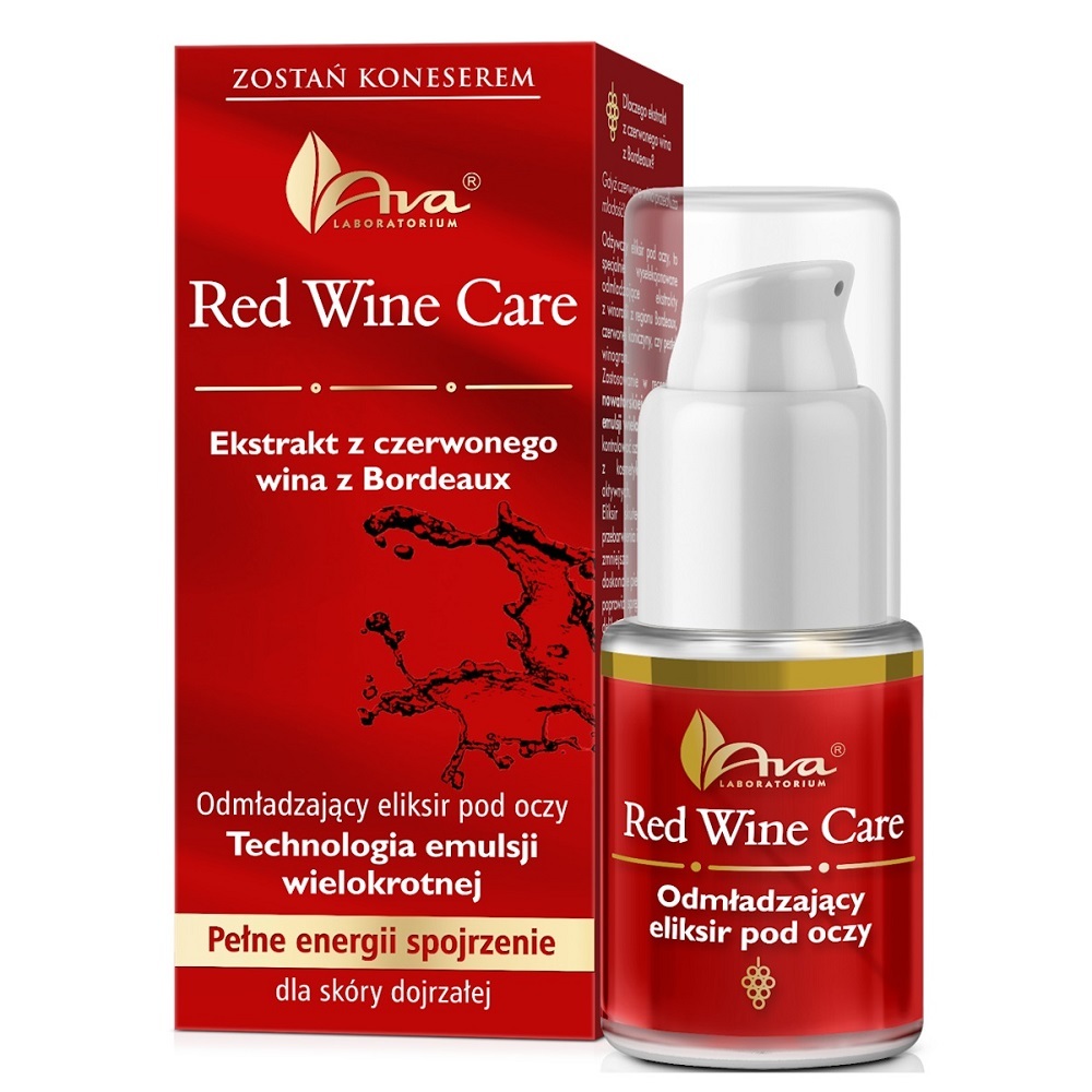 AVA Red Wine Care for Mature Skin Day/Night Cream, Face Serum, Eye Elixir