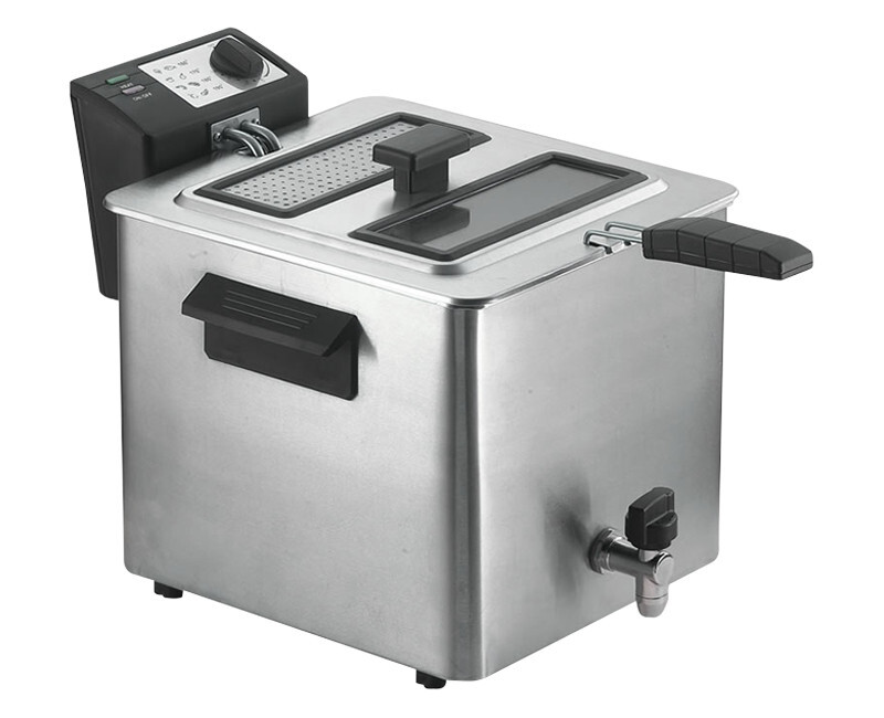 RGV FRY TYP 8/N Fritéza 8 l One(r) Čierna, nerezová oceľ 3000 W