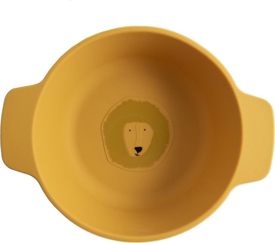 Trixie Silikon Kinderschale - Mr. Lion - gelb - sicheres Kindergeschirr 96-634
