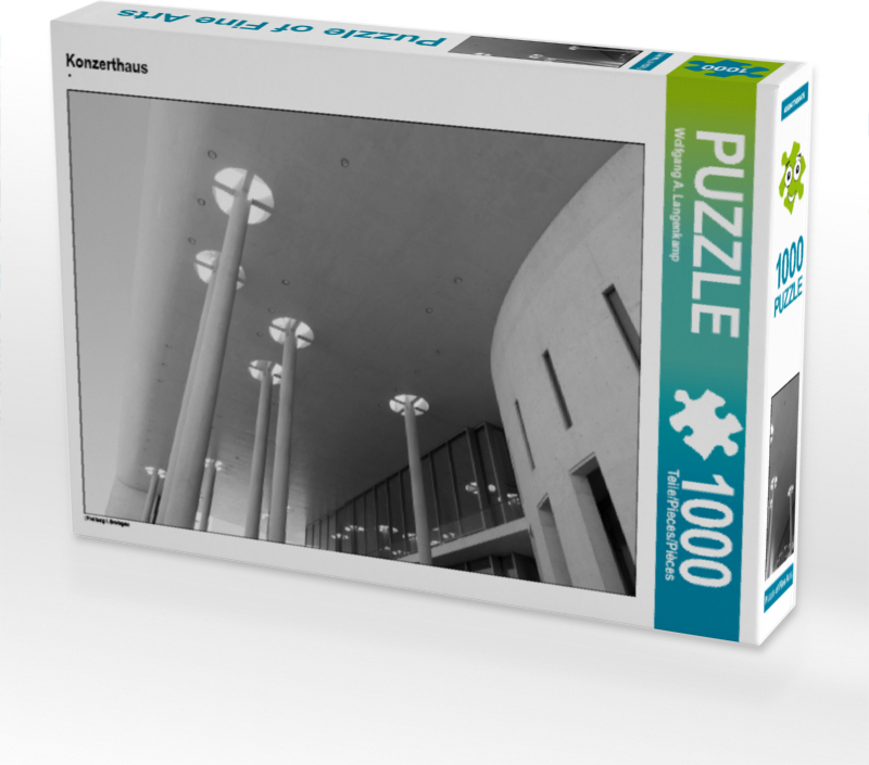 CALVENDO Puzzle Konzerthaus 1000 Teile Puzzle quer | 1000 Teile Lege-Größe 64x48cm Foto-Puzzle für glückliche Stunden