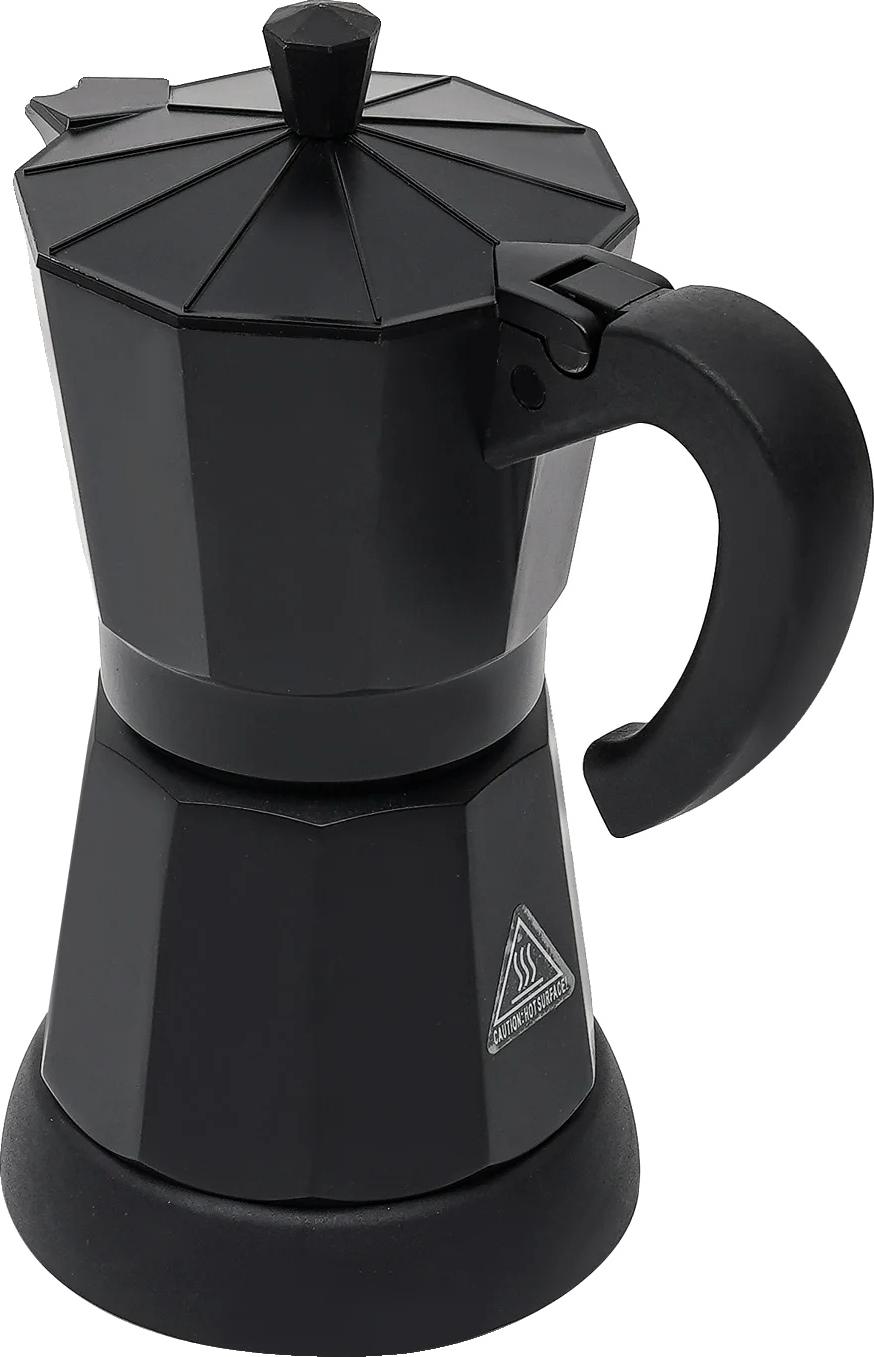 OEM Elektrische Moka-Kanne, 300 ml Kapazität, 480 W Leistung, schwarz 2549