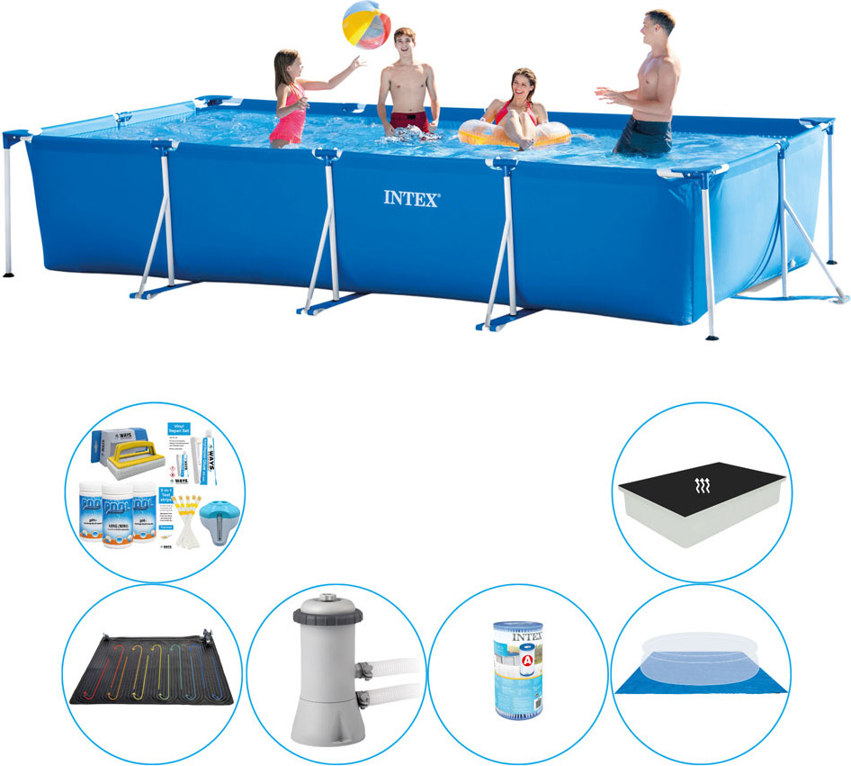 Rámový bazén Intex Rovný 450x220x84 cm - Smart Pool Deal