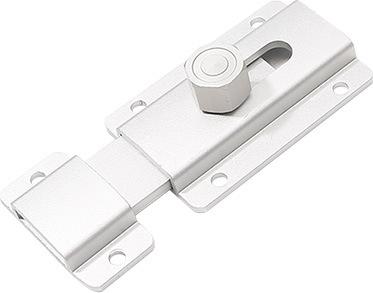INF Türriegel aus Aluminiumlegierung - Korrosionsbeständigkeit Silber 120 mm 384482