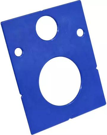 Karl Dahm Anzeichenschablone für Toilettenanschlüsse, Art.-Nr. 12885