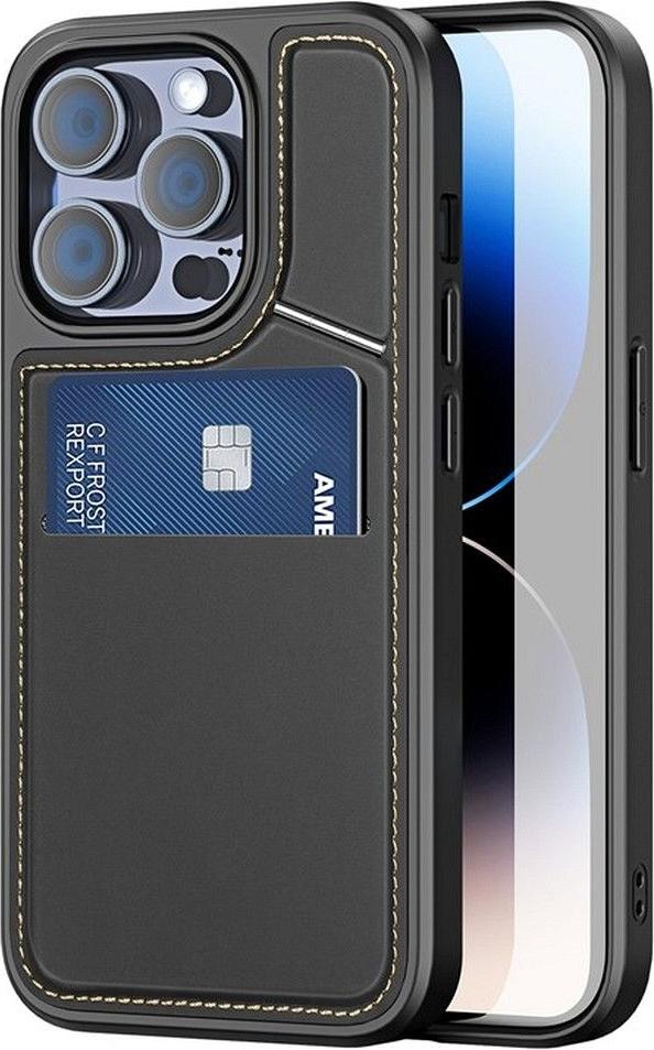 DUX DUCIS RAFI II MAG puzdro na mobilný telefón so stojanom kompatibilné s MagSafe je vhodné pre IPHONE 14 Pro čierne