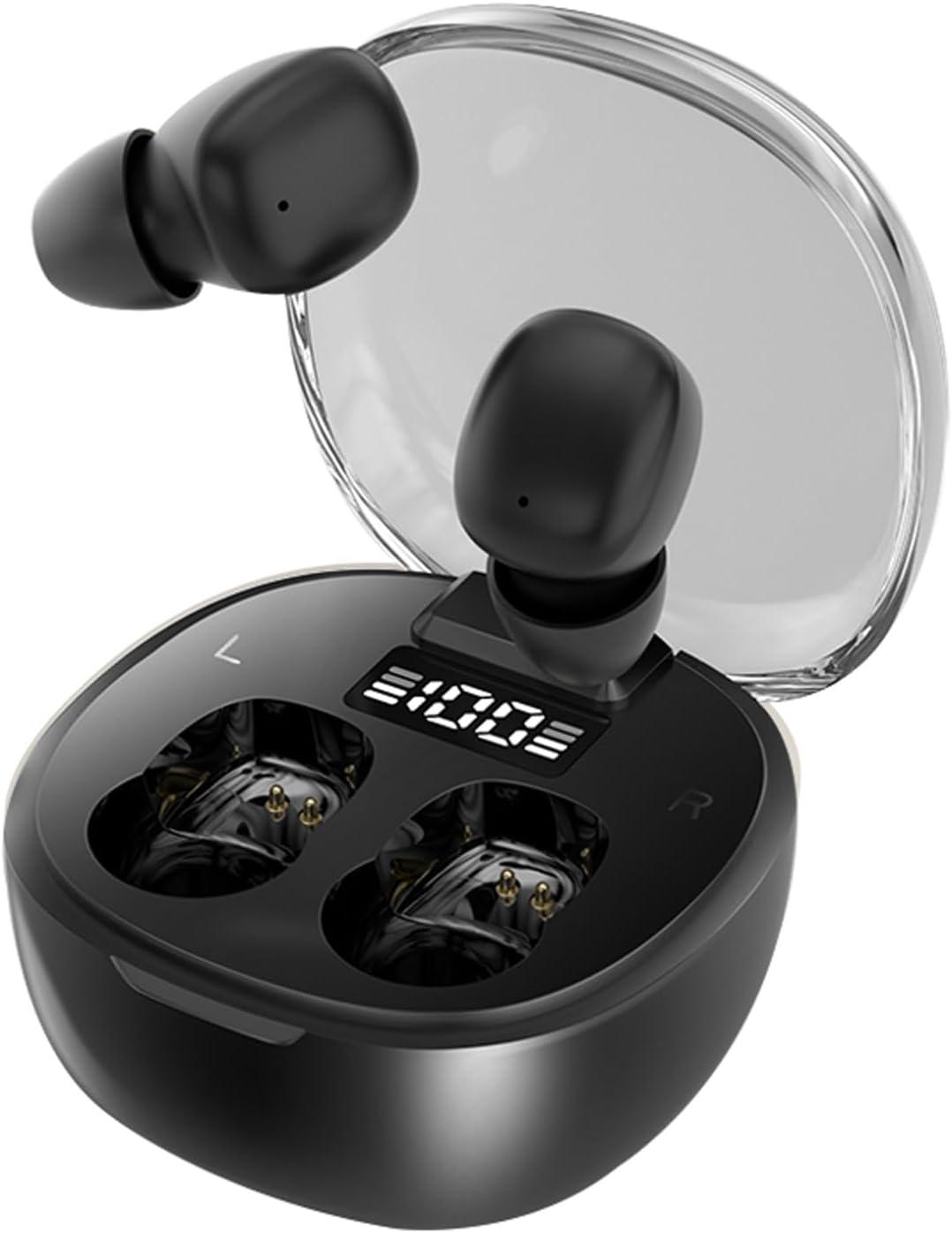 Xmenha In-Ear-Kopfhörer schnurlose Ohrhörer Wireless Earbuds Headphones Ohrstöpsel für kleine Ohren Gehörgänge Bluetooth Earphones Headsets für Arbeit