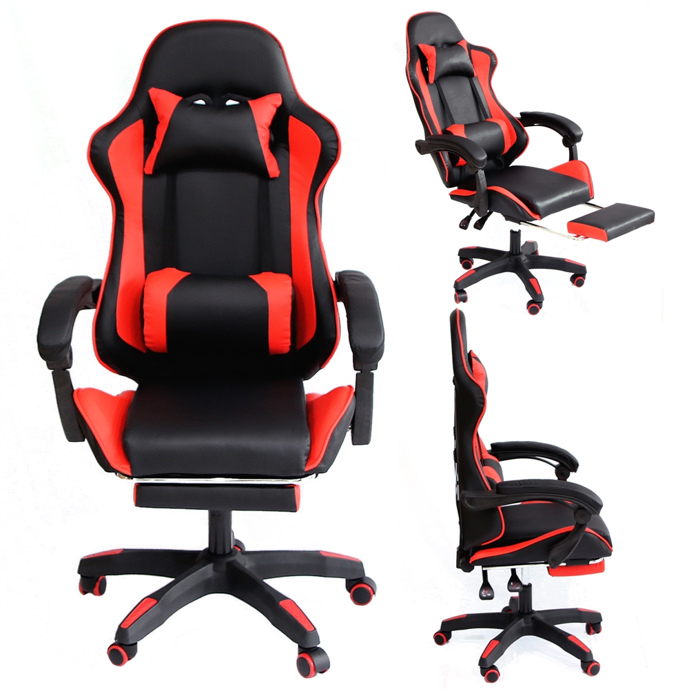 Gaming Chair Gaming Stuhl Bürostuhl Spielstuhl Racing Computerspiel Chefsessel 
