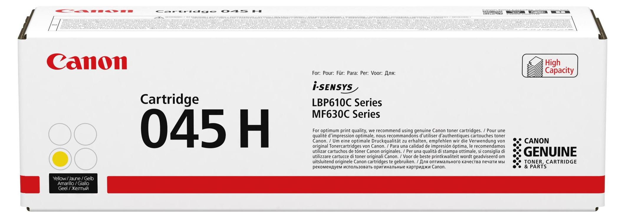 Canon Toner 1243C002 CRG 045 HY hohe Kapazitt 2.200Seiten gelb