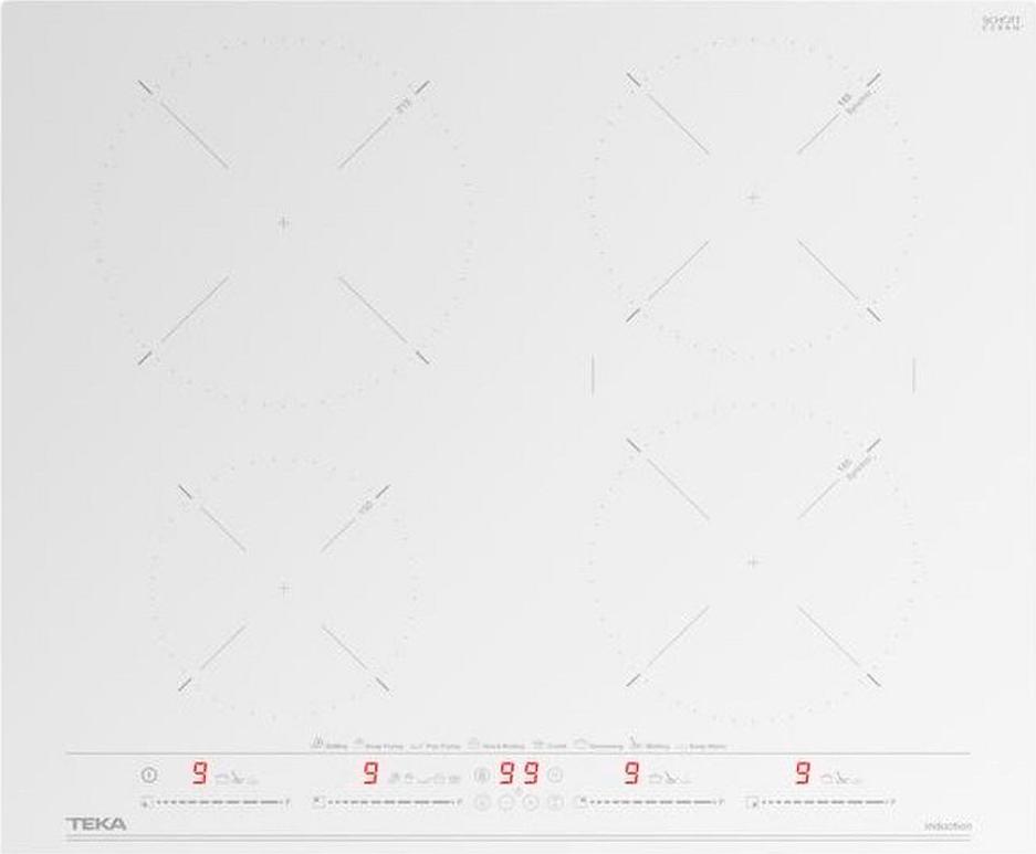 Teka IZC 64630 MST, Biela, Vstavaný, 60 cm, Indukčná varná doska so zónami, Sklokeramická, 4 zone(s)