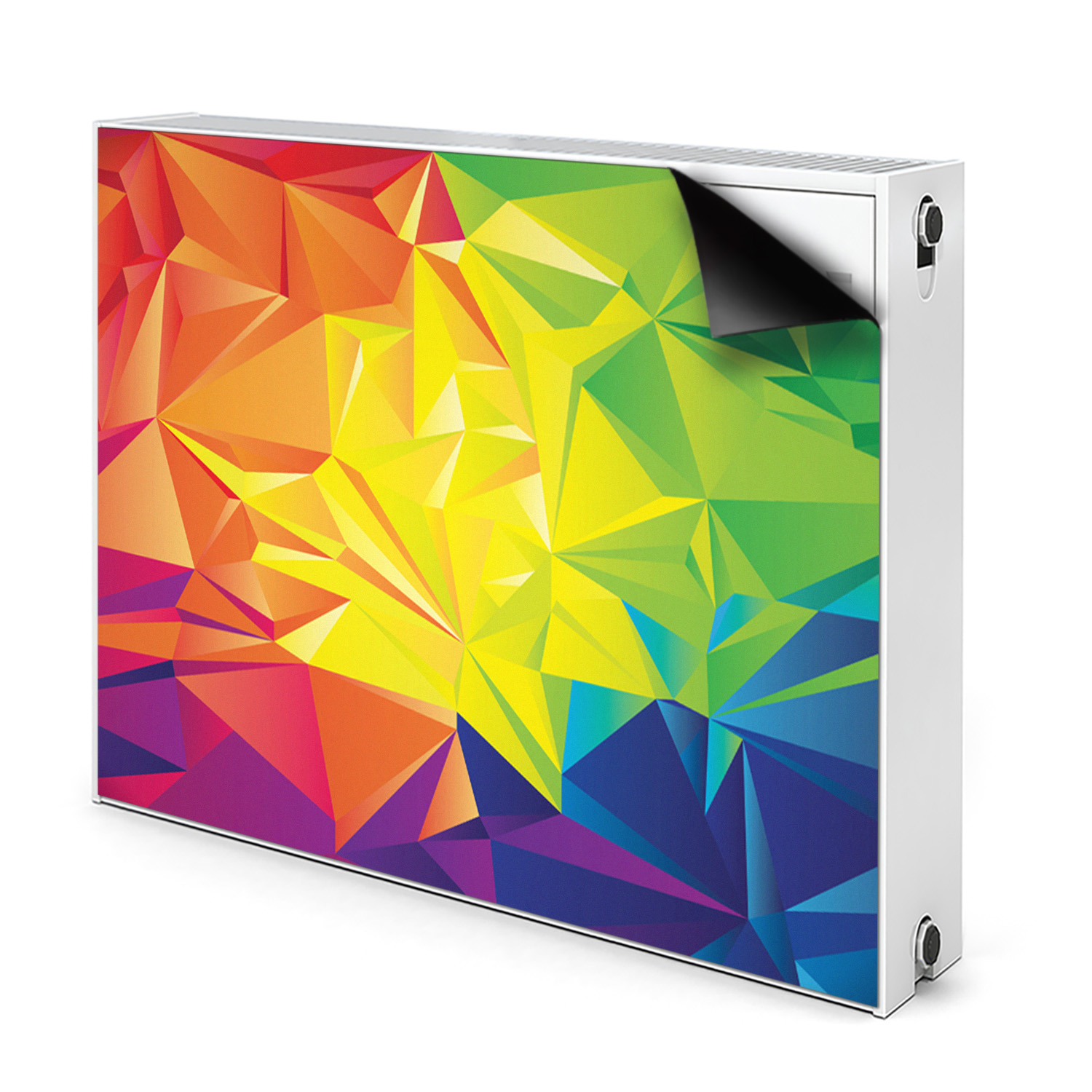 Kryt Radiátora - Magnetická fólia - Magnetická podložka - 80x60 cm - Farba abstrakcie