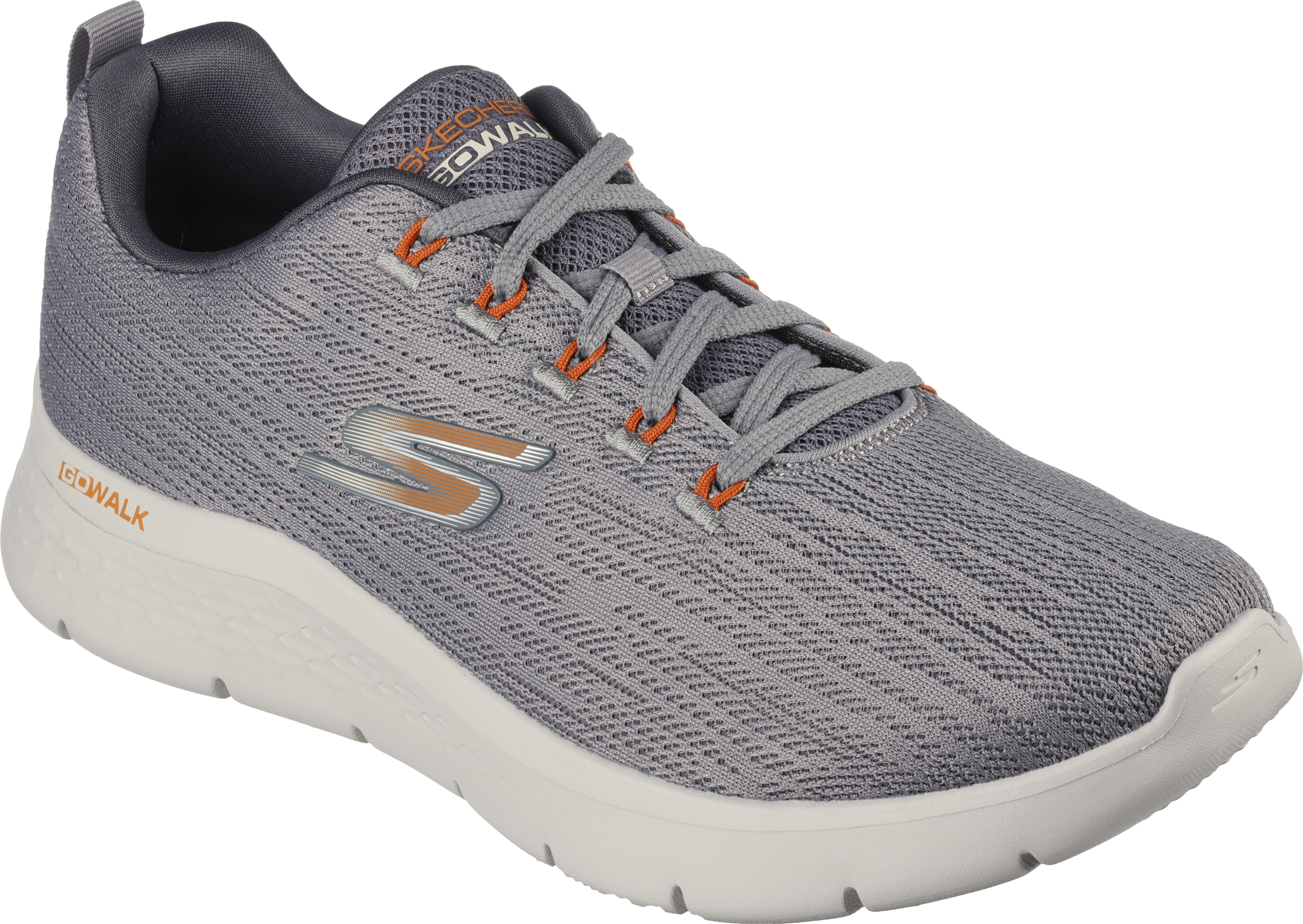 Skechers Herren Sneaker GO WALK FLEX QUOTA grau, Größe 43,5 (216481) 216481-GYOR-435