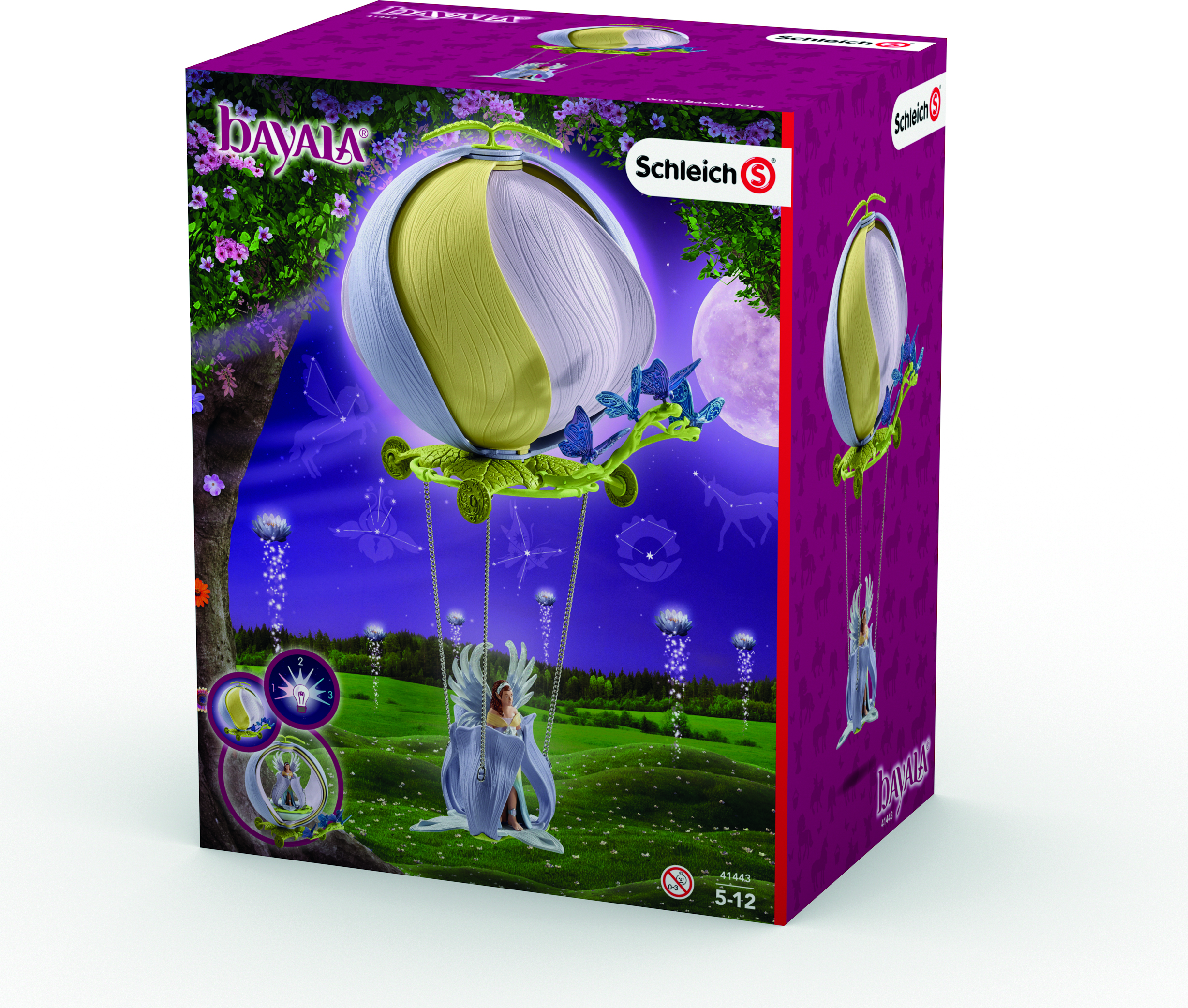 Schleich - Tierfiguren, Magischer Blüten-Ballon; 41443
