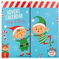 Beauty Adventskalender Weihnachtskalender Wellness Pflege Spa Badebombe Beauty Adventskalender Elf "Santas Little Helper"