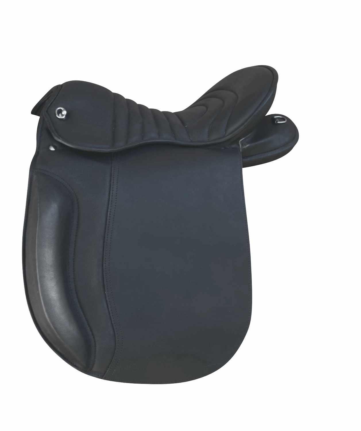 Kaltblutsattel 18 Zoll Wanderreitsattel mit weichem Rippsitz AMKA extra breit 36-42 Zoll, Größe:36 00424_36