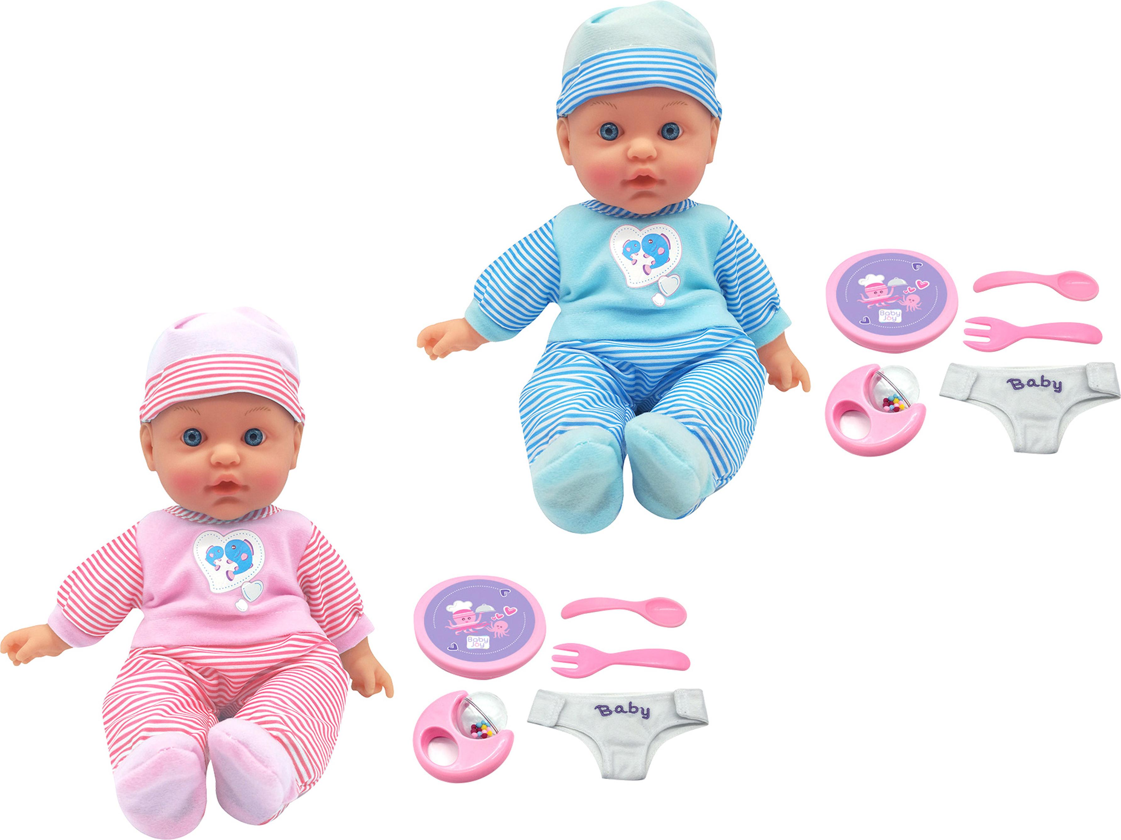 Wiky Baby mit Geräuschen und Zubehör 41 cm