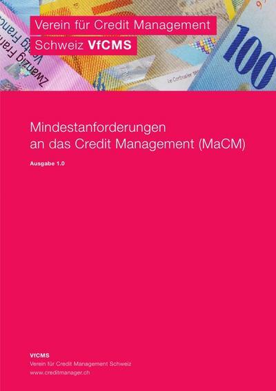 Epubli Mindestanforderungen an das Credit Management (MaCM) Schweiz