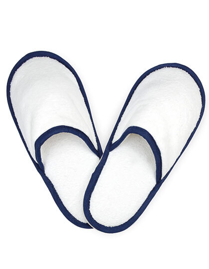 The One Towelling® The One Towelling Slippers TH1700-wht-Navy-Bl