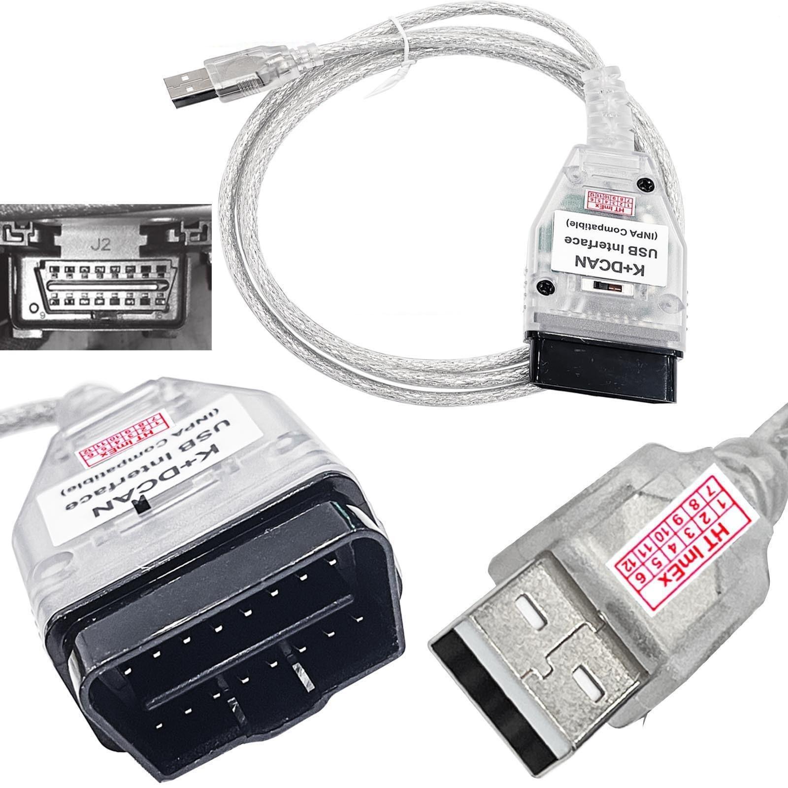 HT ImEx K+DCAN OBD USB Interface - kompatibel mit BMW E-Modelle - INPA Software