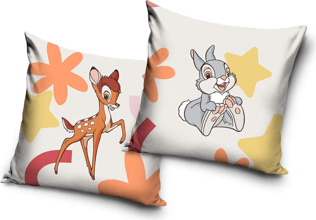 PHU CARBOTEX Kissen Bambi und Bunny Dupik 40x40 cm