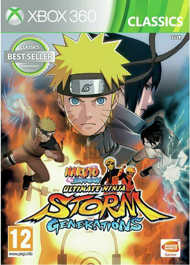Xbox Original Xbox Games Xbox 360 Naruto Shippuden: Ultimate Ninja Storm Generations (classic) One Size 72184