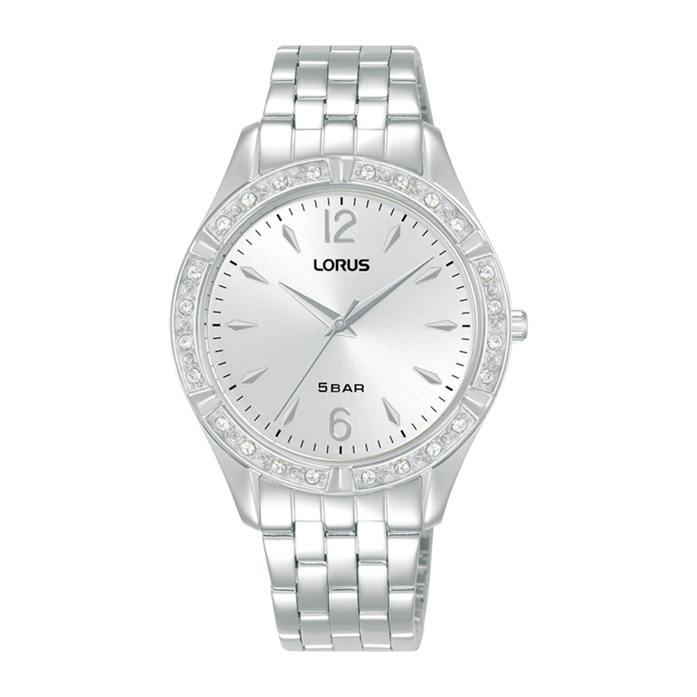 Lorus - Dámske náramkové hodinky Lorus pre ženy RG265WX9 - Hodinky - Oceľ - Strieborná farba - 34 mm
