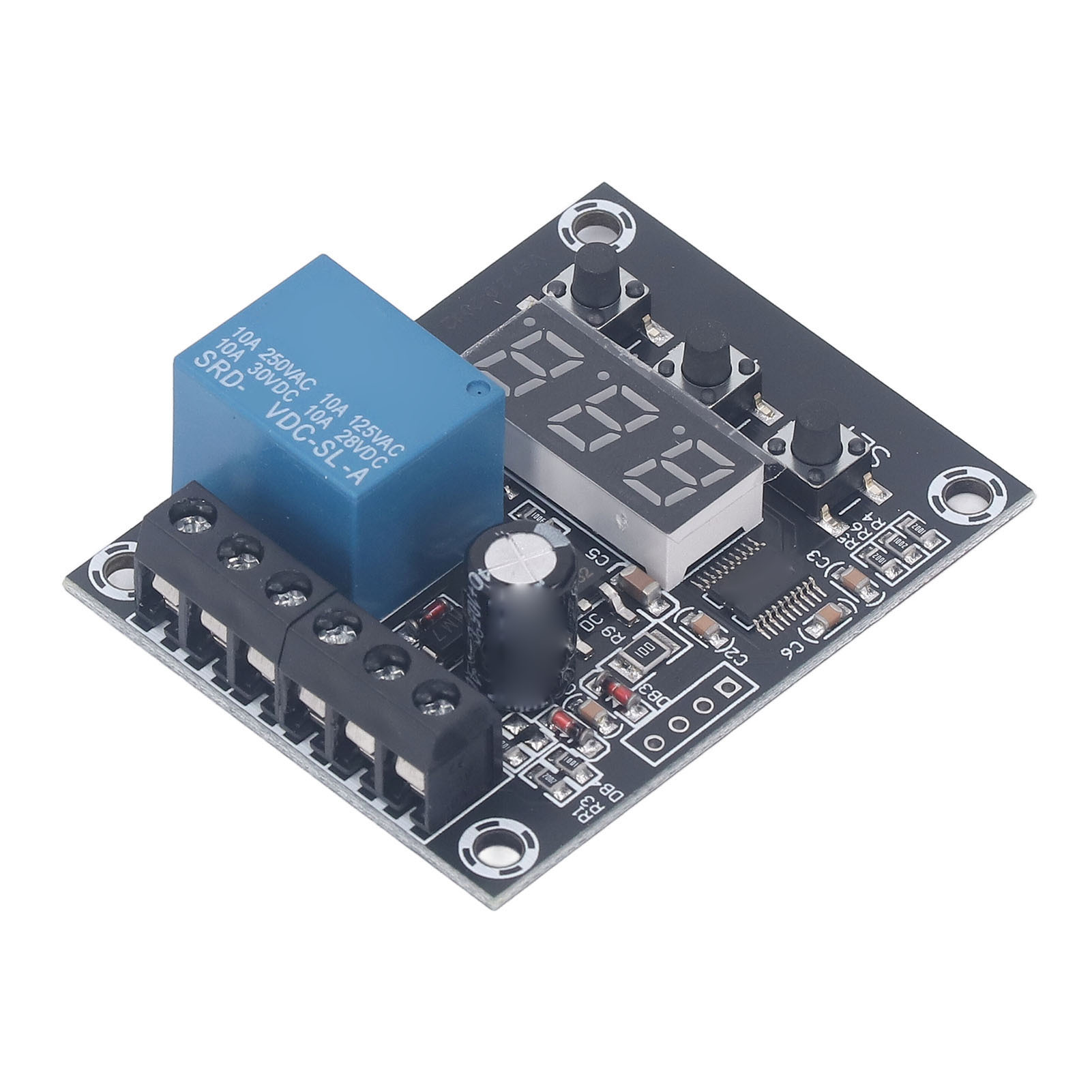 Cocosity Spannungsrelaismodul,Modul zur Erkennung der oberen Untergrenze,Modul zur Steuerung der oberen Untergrenze,Modul zum Schutz vor Überspannung,Modul zur zeitlichen Steuerung der Batterieladung und -entladung,Modul zur Erkennung der Spannung,Modul zum Ein/Ausschalten des Relais