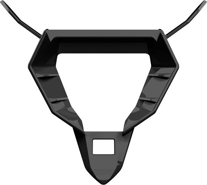 Airoh Helmet Glänzend schwarze Kinnbelüftungsgrundlage für den Airoh Twist 3 Helm 15PRN102BG