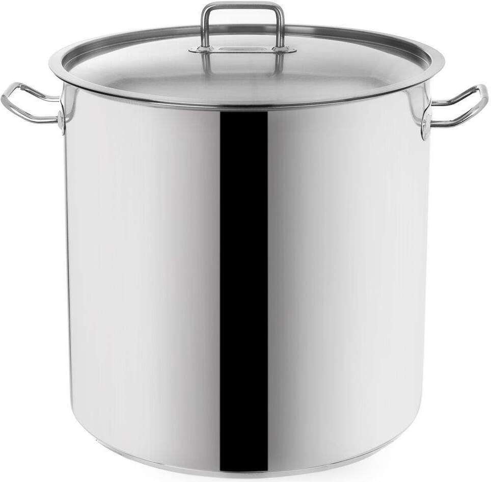 ORION Stahltopf Kochtopf für Gastronomielokale mit Deckel 35 cm 35l 113182