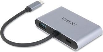 Dicota USB-C Portable 5-in1 Docking Station 4K HDMI/DP PD D32064