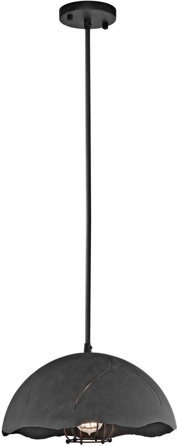 Elstead Lighting Elstead Fracture Hängeleuchte E27 1-fach Verwittertes Zink KL-FRACTURE-P-S