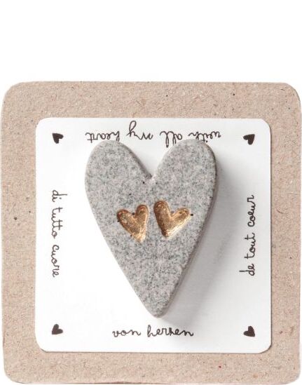Good old Friends Terrazzo Herzmagnet "Von Herzen" 16082