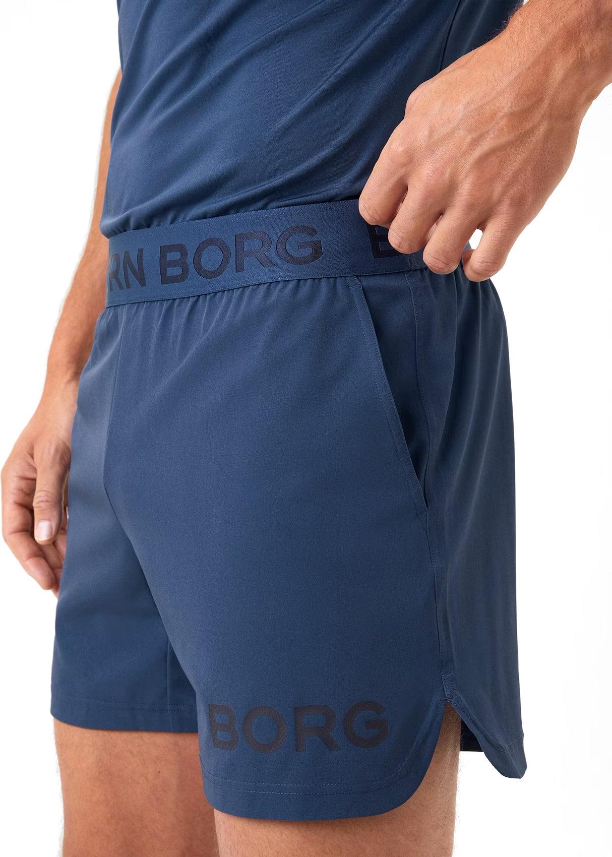 Bjorn Borg Björn Borg - Herren - Borg Shorts - Blau/Weiß - Gr. XXL 10000573-BL113