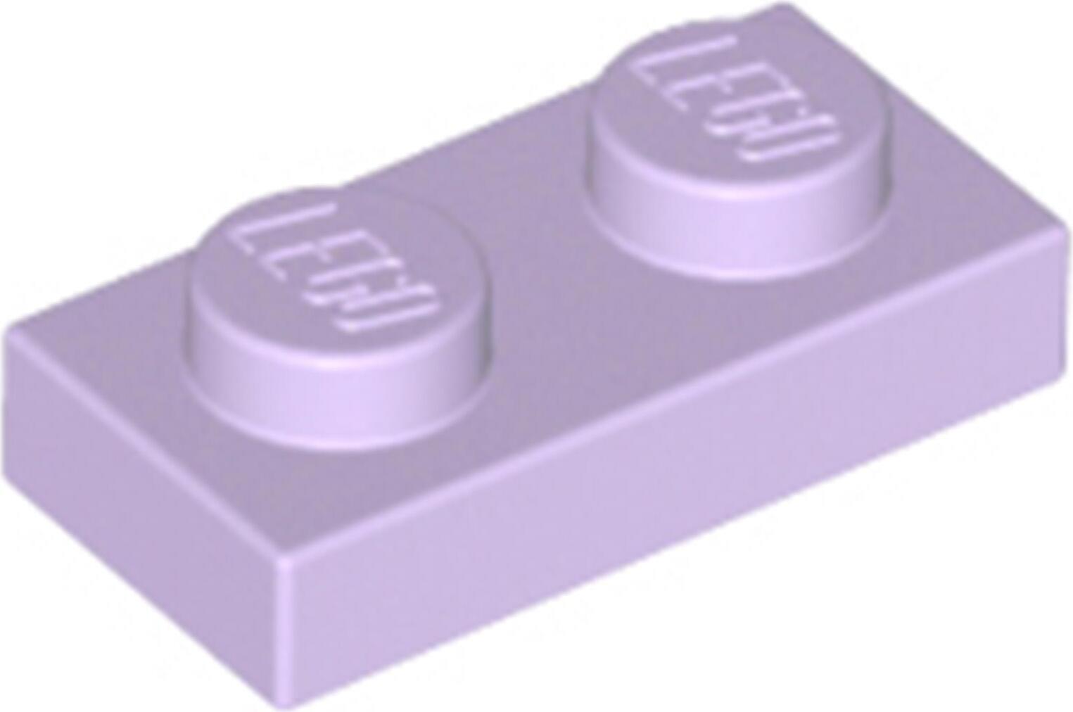 1 Stück LEGO, Teil Nr. 3023 in Lavendel (Lavender) 3023-Lavendel (Lavender)-1 Stück-085