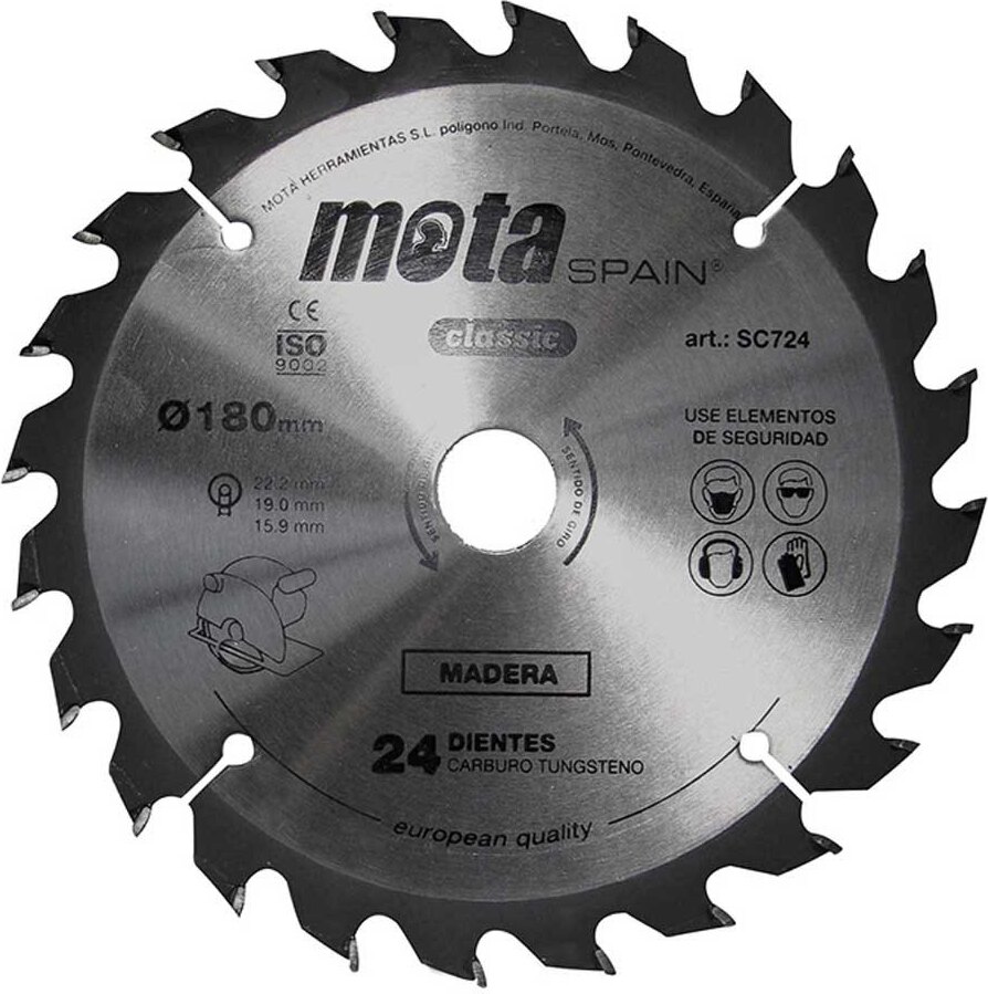 Mota Herramientas Clp Sierra Widia 18 Sierra Widia Rabatt 180 Mm Silber Silber One Size 39553