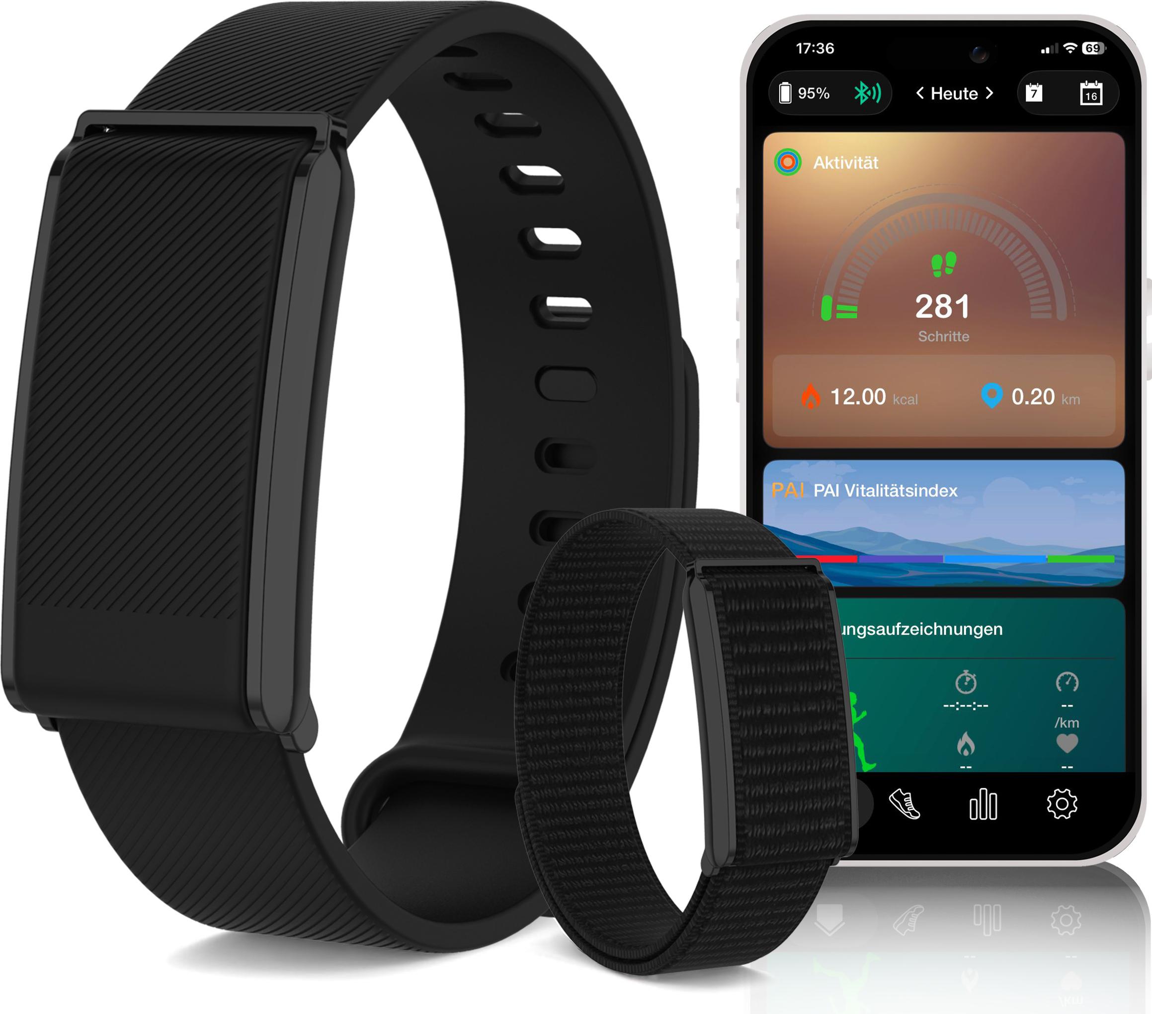 Northpoint Smart Band Fitness-Tracker Gesundheits- & Schlaftracking Herzfrequenz 100+ Sportmodi
